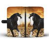 Clydesdale Horse Print Wallet Case- Free Shipping