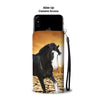 Clydesdale Horse Print Wallet Case- Free Shipping