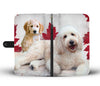 Cute Goldendoodle Print Wallet Case- Free Shipping