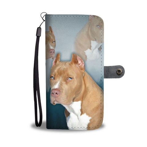 Pit Bull Terrier Print Wallet Case- Free Shipping