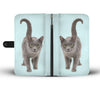 Amazing Korat Cat Walking Print Wallet Case-Free Shipping