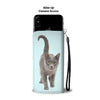 Amazing Korat Cat Walking Print Wallet Case-Free Shipping