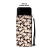 Pug Dog Pattern Print Wallet Case-Free Shipping