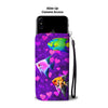 Lovely AngelFish On Hearts Print Wallet Case-Free Shipping