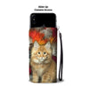 Cute Maine Coon Print Wallet Case- Free Shipping