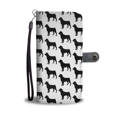 Amazing Rottweiler Dog Pattern Print Wallet Case-Free Shipping
