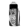 Yorkie Sketch Print Wallet Case-Free Shipping
