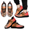 Toyger Cat Print (White/Black) Running Shoes For Men-Free Shipping-Paww-Printz-Merchandise