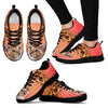Toyger Cat Print (White/Black) Running Shoes For Women-Free Shipping-Paww-Printz-Merchandise