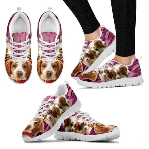 Brittany-Dog Running Shoes For Women-Free Shipping-Paww-Printz-Merchandise