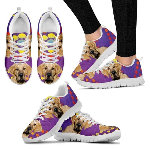 Broholmer Dog (White/Black) Running Shoes For Women-Free Shipping-Paww-Printz-Merchandise