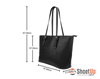 You Can Give Peace A Chance-Small Leather Tote Bag-Free Shipping-Paww-Printz-Merchandise