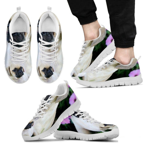 Pug Dog-Running Shoes For Men -Free Shipping-Paww-Printz-Merchandise