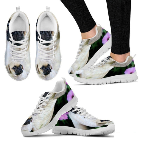 Pug Dog-Running Shoes For Women-Free Shipping-Paww-Printz-Merchandise