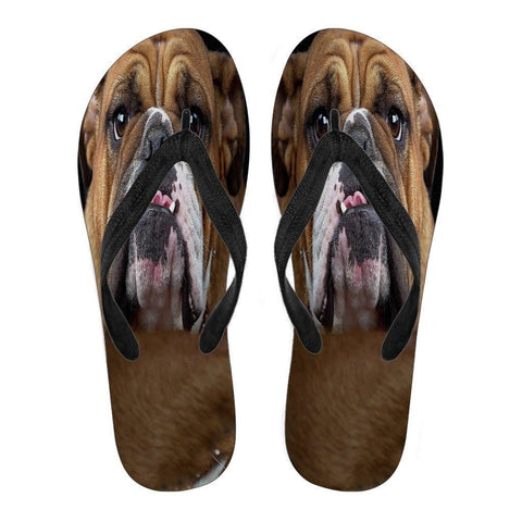 Bulldog Flip Flops For Women-Free Shipping-Paww-Printz-Merchandise
