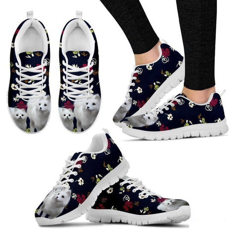 Samoyed Dog Running Shoes For Women-Free Shipping-Paww-Printz-Merchandise