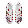 Amazing Borzoi Dog With Red Dots Print Running Shoes For Women-Free Shipping-For 24 Hours Only-Paww-Printz-Merchandise