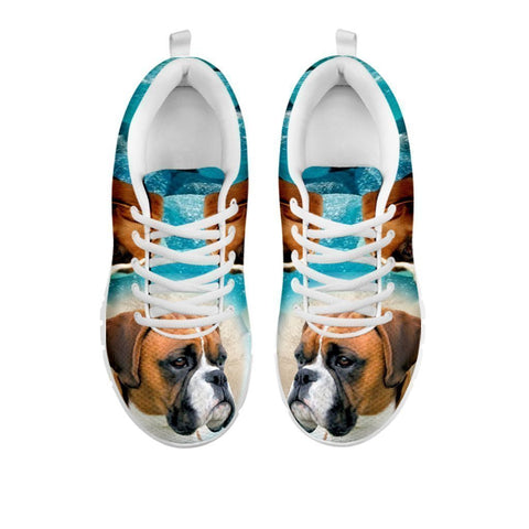 Boxer Dog Print Sneakers For Women- Free Shipping-For 24 Hours Only-Paww-Printz-Merchandise