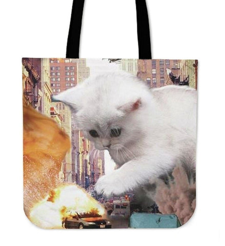 Cat-Tote Bag-3D Print-Free Shipping-Paww-Printz-Merchandise