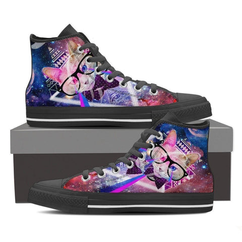 Cat Canvas Shoes For Women- Free Shipping-Paww-Printz-Merchandise