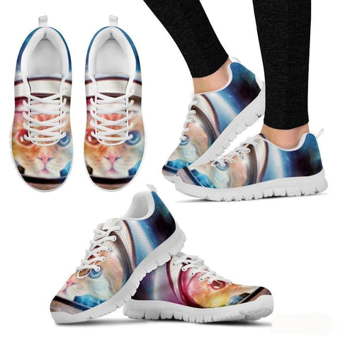 Cat Print Sneakers Shoes Women - Free Shipping-Paww-Printz-Merchandise
