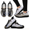 Central Asian Shepherd Dog (White/Black) Running Shoes For Women-Free Shipping-Paww-Printz-Merchandise