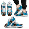 Cesky Terrier Dog (White/Black) Running Shoes For Men-Free Shipping-Paww-Printz-Merchandise