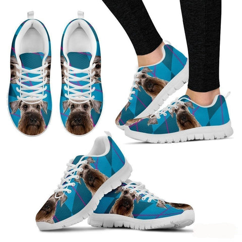 Cesky Terrier Dog (White/Black) Running Shoes For Women-Free Shipping-Paww-Printz-Merchandise