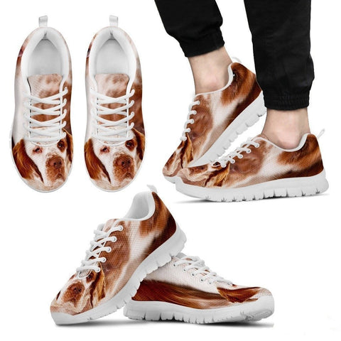 Clumber Spaniel-Dog Running Shoes For Men-Free Shipping Limited Edition-Paww-Printz-Merchandise