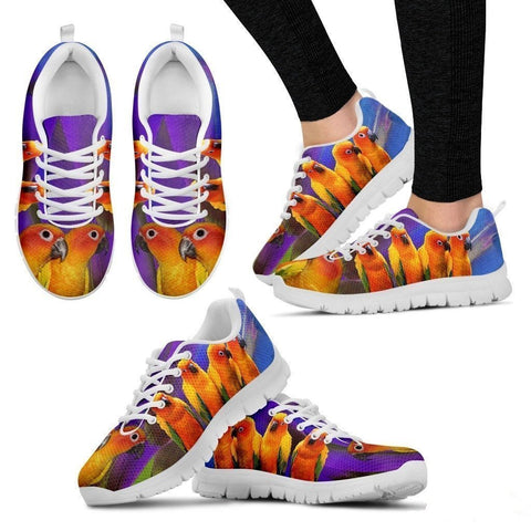 Conure Parrot Running Shoes For Women-Free Shipping-Paww-Printz-Merchandise