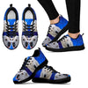 Cool 'Central Asian Shepherd Dog' (White/Black) Running Shoes For Women-Free Shipping-Paww-Printz-Merchandise