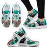 Cornish Rex Cat Print (Black/White) Running Shoes For Women-Free Shipping-Paww-Printz-Merchandise