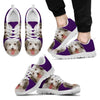 Coton De Tulear Dog (White/Black) Running Shoes For Men-Free Shipping-Paww-Printz-Merchandise