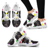 Curly Coated Retriever Dog (White/Black) Running Shoes For Women-Free Shipping-Paww-Printz-Merchandise