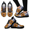 Customized Dog Print (White/Black) Running Shoes For Women-Free Shipping-Paww-Printz-Merchandise