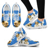 Customized Dog Print (Black/White) Running Shoes For Women Designed By Shanan Roth-Free Shipping-Paww-Printz-Merchandise