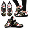 Customized Red Paws Dog Print (Black/White) Running Shoes For Women-Free Shipping-Paww-Printz-Merchandise