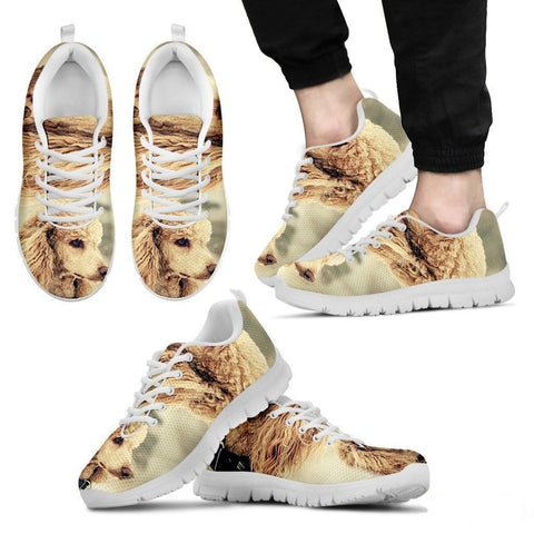 Cute Poodle Dog-Running Shoes For Men-Free Shipping-Paww-Printz-Merchandise