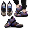 Devon Rex Cat Print (White/Black) Running Shoes For Men-Free Shipping-Paww-Printz-Merchandise