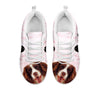 English Springer Spaniel Pink Print Sneakers For Women- Free Shipping-For 24 Hours Only-Paww-Printz-Merchandise