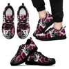 Egyptian Mau Cat Print (Black/White) Running Shoes For Men-Free Shipping Limited Edition-Paww-Printz-Merchandise