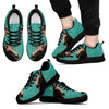 Morgan Horse Print (Black/White) Running Shoes For Men-Free Shipping Limited Edition-Paww-Printz-Merchandise