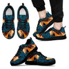 Quarter Horse Print (Black/White) Running Shoes For Men-Free Shipping Limited Edition-Paww-Printz-Merchandise