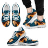 Quarter Horse Print (Black/White) Running Shoes For Men-Free Shipping Limited Edition-Paww-Printz-Merchandise