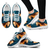 Quarter Horse Print (White/Black) Running Shoes For Women-Free Shipping-Paww-Printz-Merchandise