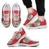 Roborovski Hamster (Black/White) Running Shoes For Men-Free Shipping Limited Edition-Paww-Printz-Merchandise