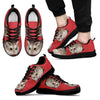 Roborovski Hamster (Black/White) Running Shoes For Men-Free Shipping Limited Edition-Paww-Printz-Merchandise