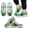 Red And Green Macaw Parrot Running Shoes For Men-Free Shipping Limited Edition-Paww-Printz-Merchandise