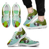 Red Shouldered Macaw Parrot Running Shoes For Men-Free Shipping Limited Edition-Paww-Printz-Merchandise