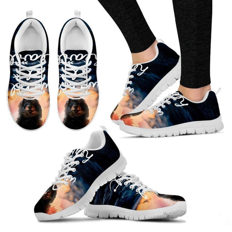 Richard Bliss/ Dog Print Running Shoe For Women- Free Shipping-Paww-Printz-Merchandise